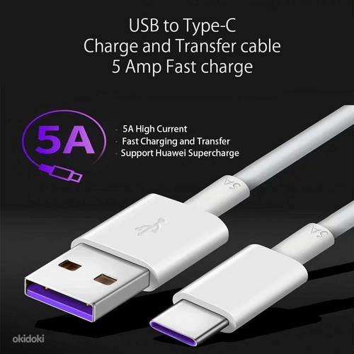 USB-C fast charge 5A, 100W, 1Meter (фото #2)