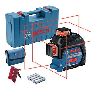 Bosch Professional GLL 3-80 joonlaser 3 x 360 punane laser (1 foto / 1)