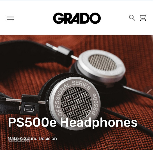Grado PS500e professionaal series USA (фото #1)