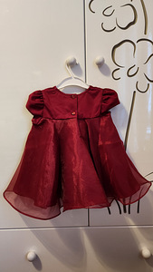 Bonnie Baby punane kleit 18M (2 foto / 2)