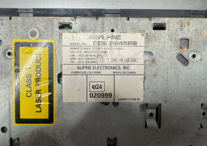 Alpine CDE-9845RB Autoraadio (3 foto / 3)