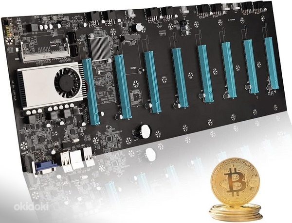 Mining emaplaat 8 GPU miner