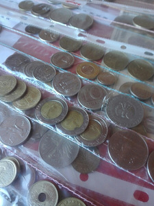 Müntide kollektsioon Euroopast.