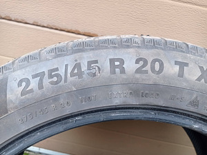 Kasutatud Continental lamellrehvid 275/45 R20 (3 foto / 3)