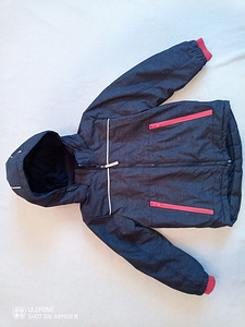 Джинсового цвета куртка детская H&M 116см