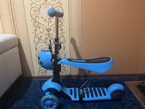Tõukeratas Scooter kolmerattaline 3 on 1 (3 foto / 9)