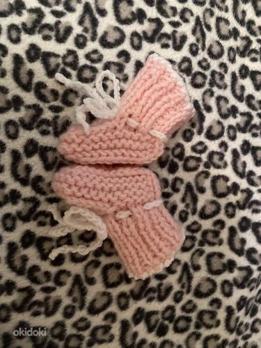 Uus sokid-papud !!! Socks for Newborn Baby Girl (Hand made) (foto #5)