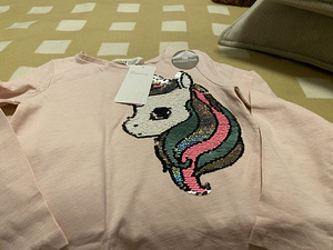 Длинный рукав для девочки 4-6 лет H&M (1 фото из 2)