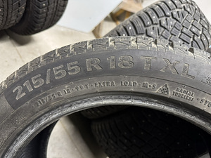 CONTINENTAL 215/55 R 18 Turvise sügavus 7 mm ! (2 foto / 4)