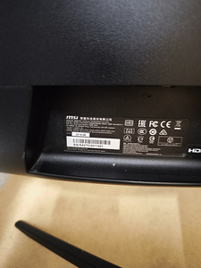 Mängu Monitor MSI 24" 144Hz kumer (2 foto / 2)