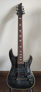 7-keelne elektrikitarr Schecter Omen Extreme 7 STBLK (1 foto / 9)