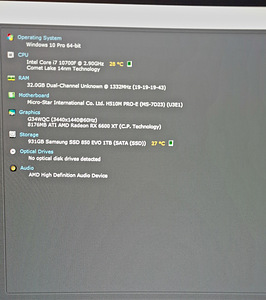 Lauaarvuti i7 +34 curved monitor (2 foto / 4)