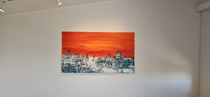 Пекка Пююккёнен 2003 масляная картина 60см x 81см