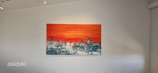 Pekka Pyykkönen 2003 õlimaal 60cm x 81cm