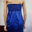 Ярко-синее праздничное платье S/M (фото #3)