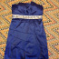 Ярко-синее праздничное платье S/M (фото #5)