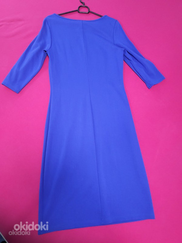 Синее платье миди vaide. М (38) (фото #5)