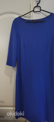 Синее платье миди vaide. М (38) (фото #7)