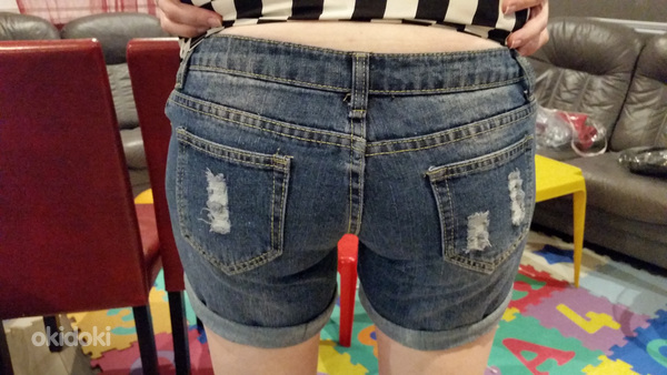 Uued lühikesed teksapüksid s. S/M (foto #2)