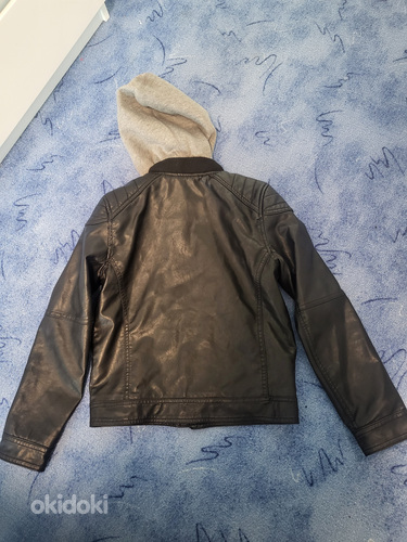 Кожаная куртка H&M весна/осень. Размер: 140. (фото #3)