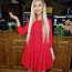 UUS Ярко-красное платье с блестками, размер XL+ (фото #2)