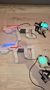 Laser X komplekt — kodune lasertag (3 püstolit + märklaud) (6 foto / 6)