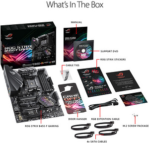 Emaplaat ROG STRIX B450-F GAMING. AMD Ryzen 5/7/9 AM4 socket (2 foto / 2)