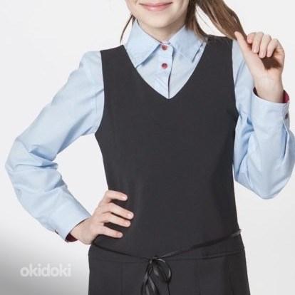 Школьная форма Audentes: блузка для девочки, голубая р. 30 (фото #1)