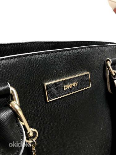 Большая сумка dKNY из сафьяновой кожи (фото #10)