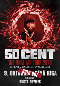50 Cent - The Final Lap Tour 2023 pilet (1 foto / 1)