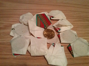 Medal NSVL, 40 aastat Võidupäevast 8 tk, kasutamata (3 foto / 3)