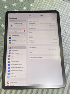 iPad 11 Pro 3rd generation 128GB Wifi koos Apple Pencil 2 (3 foto / 9)