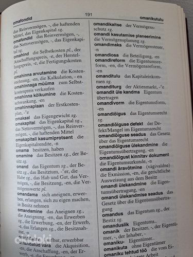 Продам эстонско-немецкий, немецко-эстонский деловой словарь (фото #3)