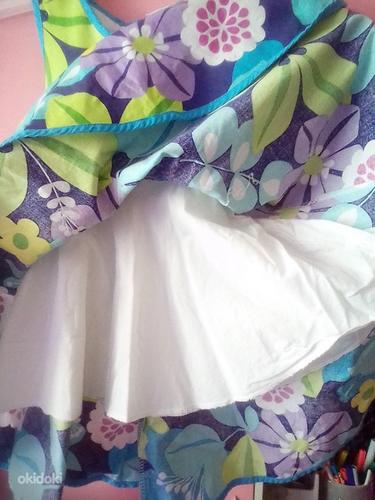 Великолепное хлопковое платье с юбкой (фото #2)