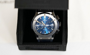 Hublot Classic Fusion Ceramic Blue Chronograph (3 фото из 5)