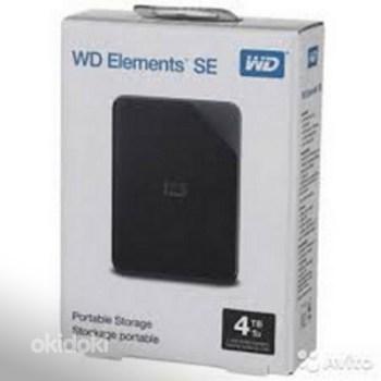 WD Elements Portable SE. 4TB, USB3.0, Black, uus (foto #1)