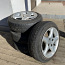 Opel летняя резина + литые диски, 155/65 R14 (фото #1)