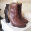 Nahast poolsaaapd kontsaga / Leather boots Nr 37 (foto #2)