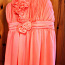 Шикарное розовое платье - L (фото #3)