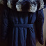 Зимняя куртка чёрная с натуральным-шикарным мехом (фото #1)