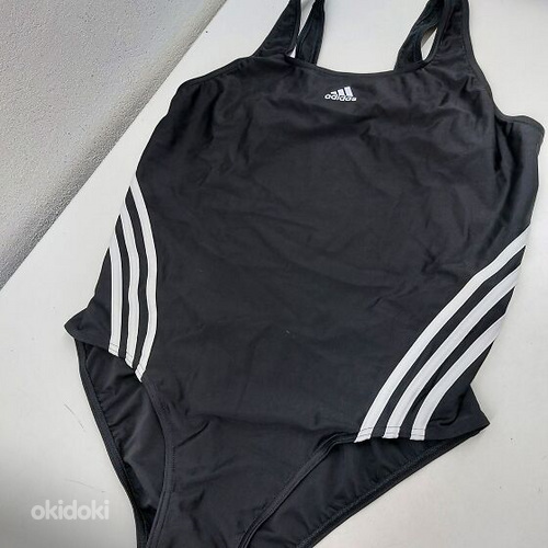 Женский купальник Adidas с тремя полосками 46