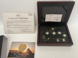 7 Wonders of Ancient World 24CT gold. Windsor mint.