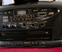 Raadio kassettmakk + CD, JVC, , 50E.