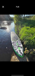 SUP-laud kahepoolne aer + iste! 330x84x15 cm– komplekt (1 foto / 8)