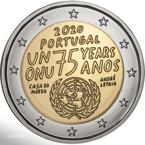 Португалия 2 евро 2020.75th anniversary of the United Nation (фото #1)
