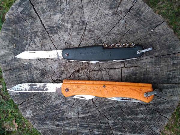 Советские складные старые ножи (фото #2)