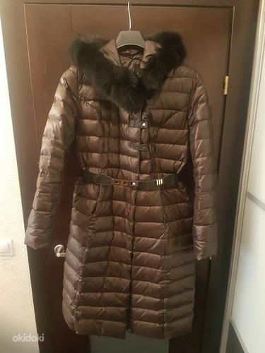 Зимнее пальто с натуральным мехом, р42/44 (фото #1)