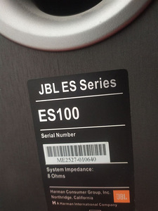 Динамики JBL ES100 (9 фото из 9)
