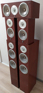 5.1 Yamaha 515 kõlarid komplekt, defektsed (8 foto / 10)