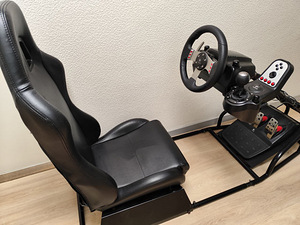 Logitech G27 rool käiguvahetiga ja Playseat / rallitool (2 фото из 5)